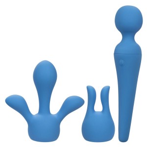 CALEXOTICS - COUTURE KIT VIBRATTORIN WAND 10 VIBRATIONS BLUE